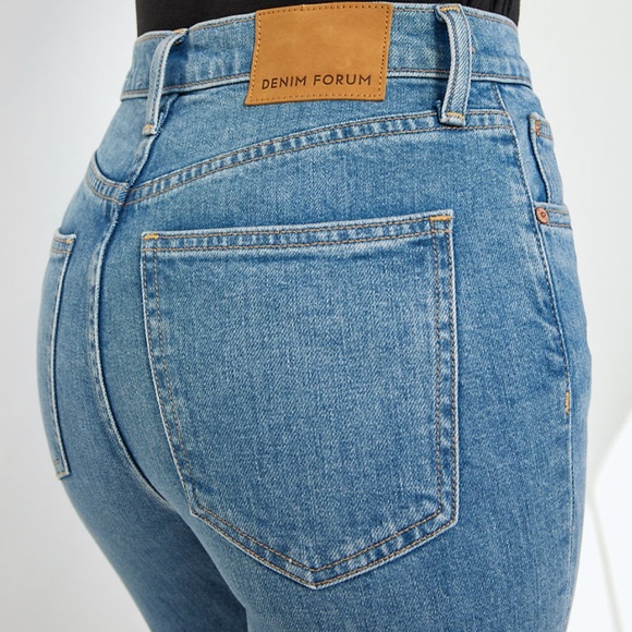 !SOLD! Denim Forum The Yoko High Rise Slim Jeans Size 25 ORGANIC COTTON! - Picture 3 of 10